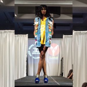 Custom made vest with embroidery